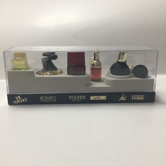 Gianfranco Ferre Moschino Versace Romeo De Gigli Miniatures Set - Picture 2 of 15